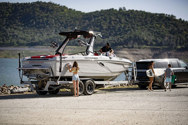 Centurion boat being detailed