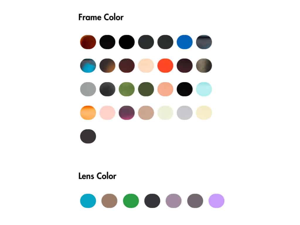 Sunglass lens color