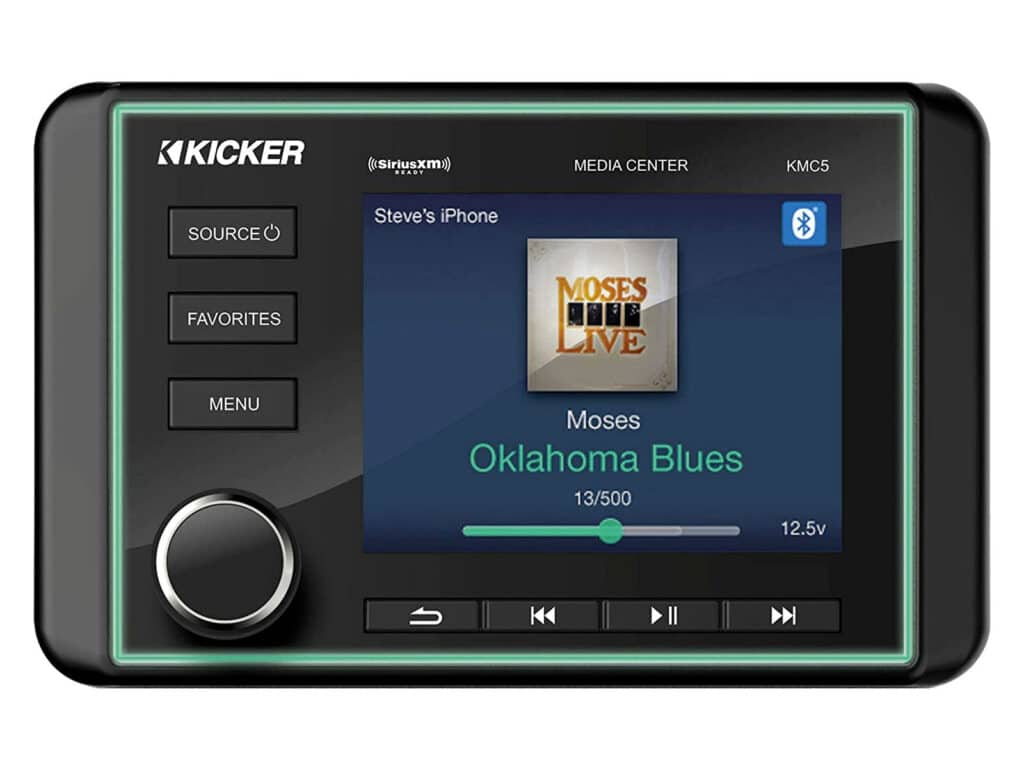 Kicker KMC5 Premium Marine Media Center