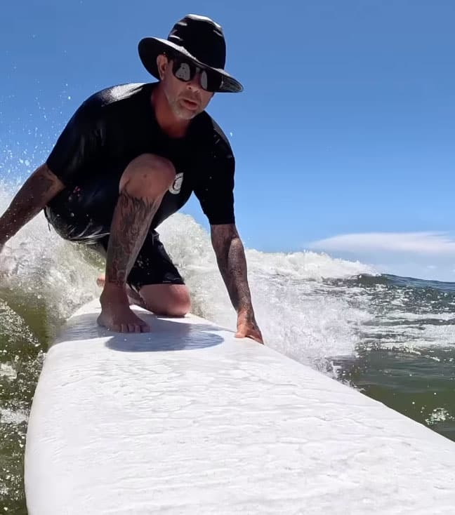 Scott Byerly wakesurfing