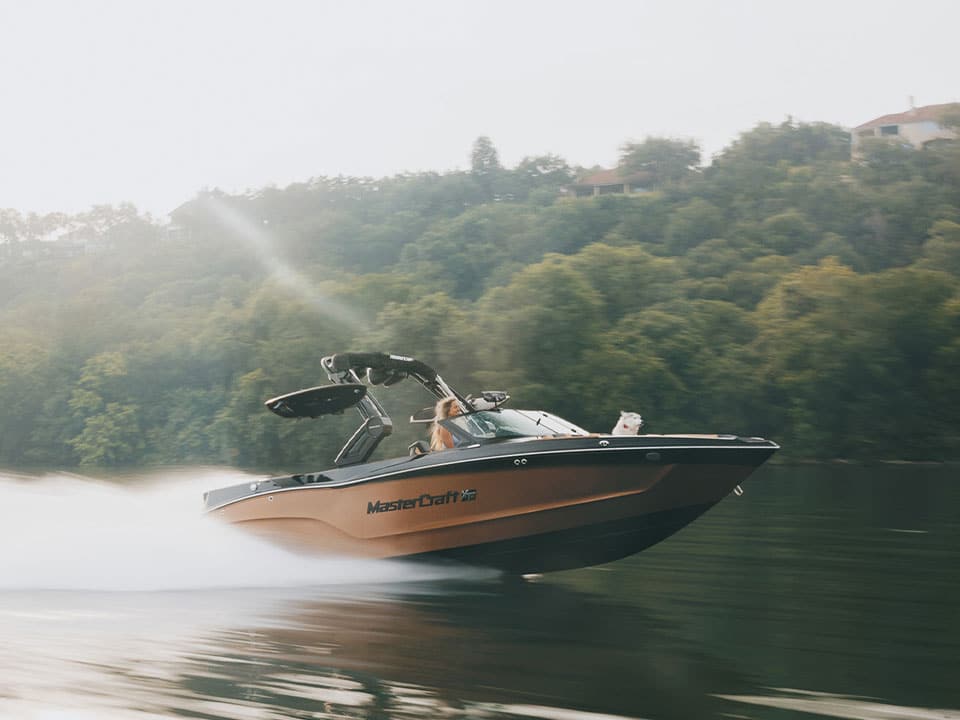 2024 MasterCraft Ashley Kidd Edition XT23 on the water