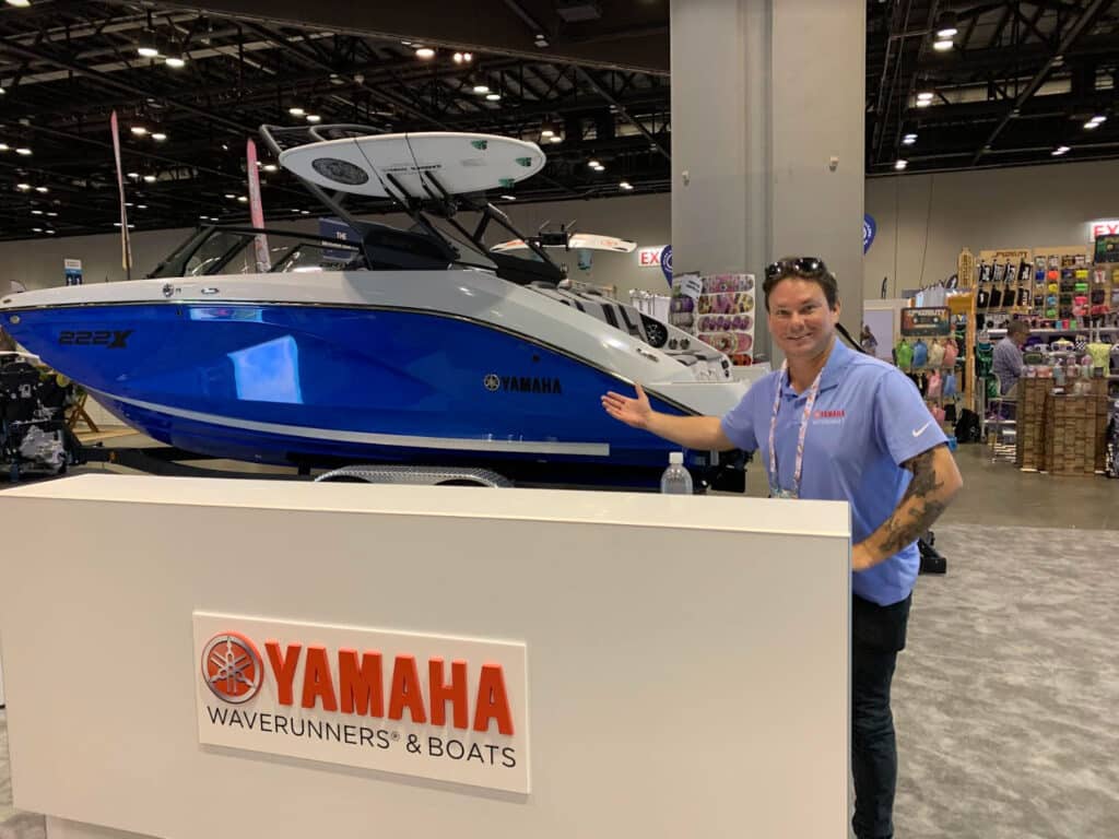 Yamaha boat at Surf Expo
