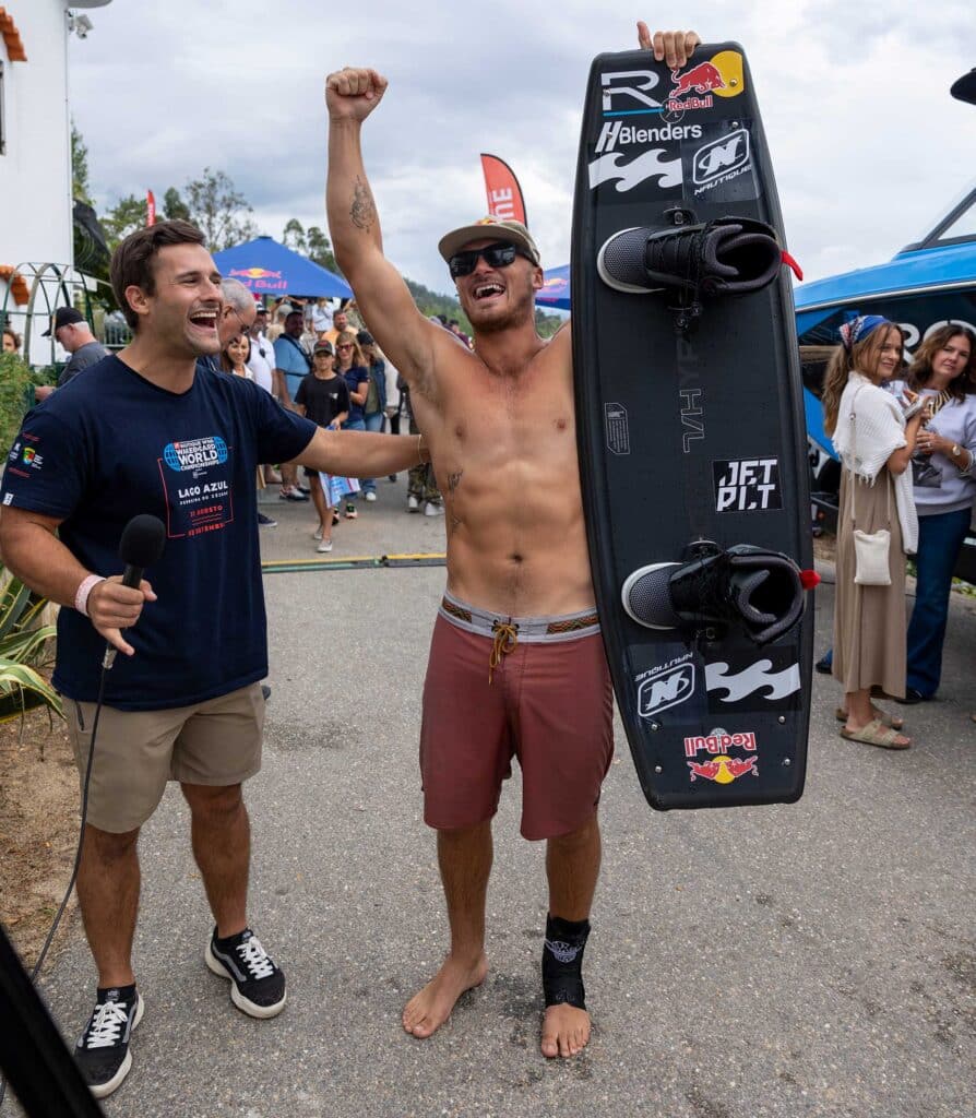 Cory Teunissen after winning the title