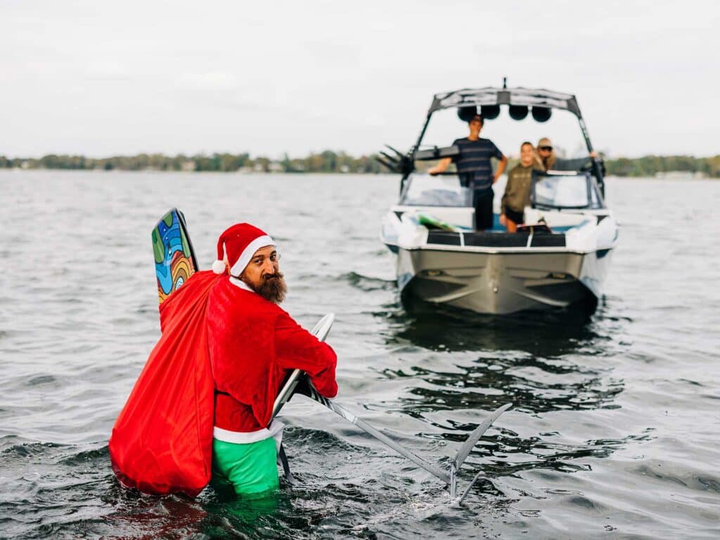 Presents on the lake