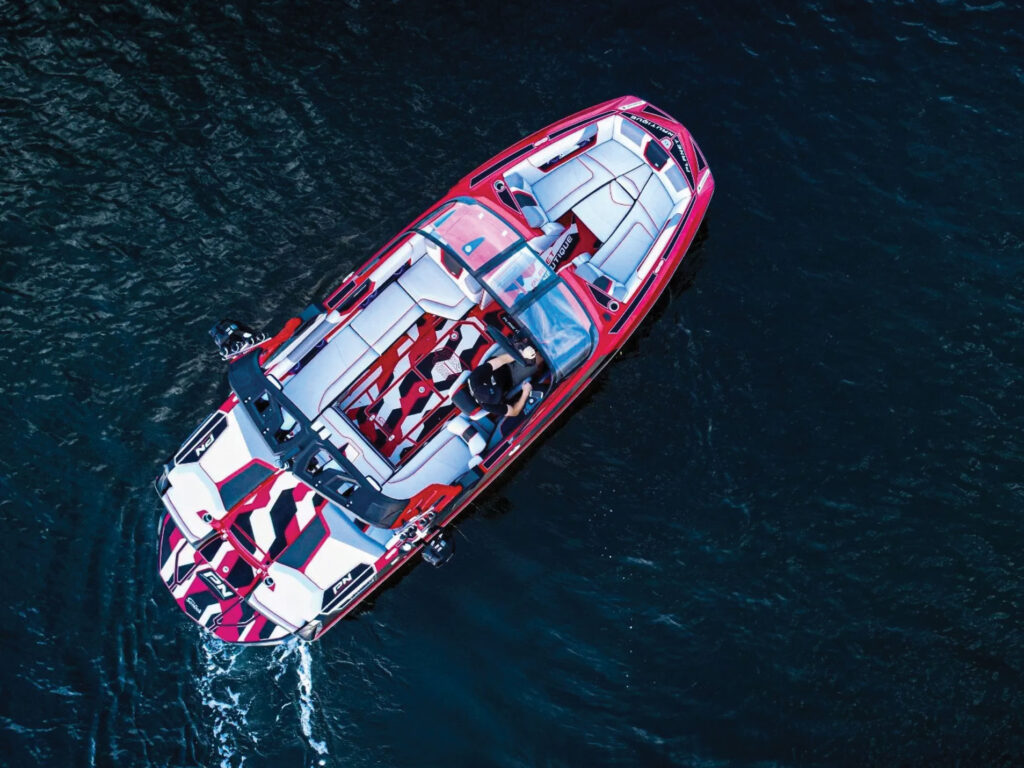 SeaDek flooring on a boat