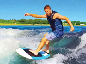 Riding a wakesurf board responsibly