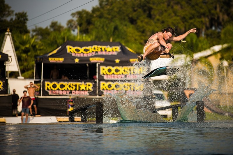 Danny Hampson kickflip up Battle Falls