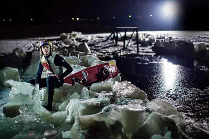 Nikita Martyanov poses for a portrait on the lake in Saint-Petersburg, Russia on February 17th, 2013