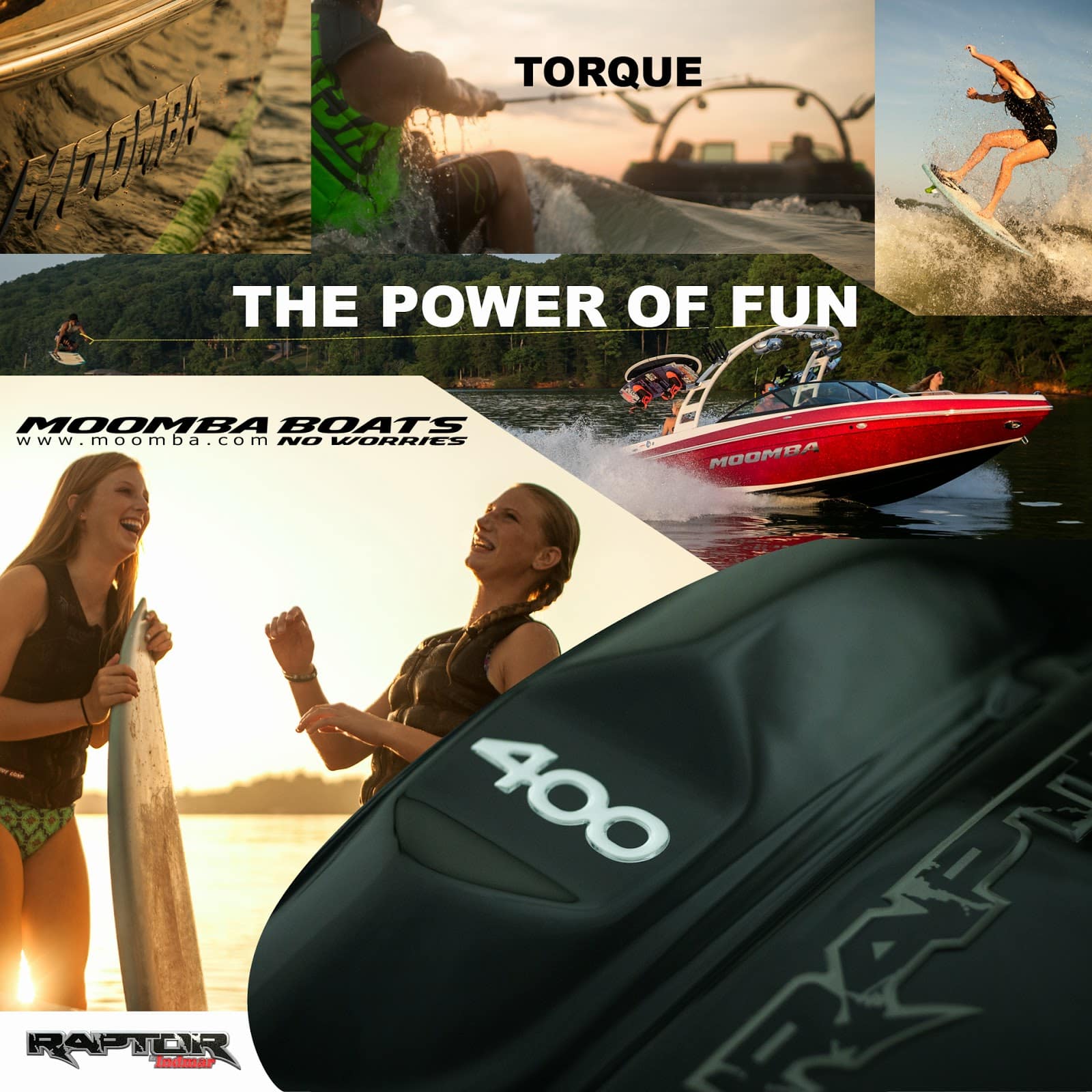 2015 Moomba Boats Powering Fun With 400 6.2L Ford Raptor Engine By Indmar