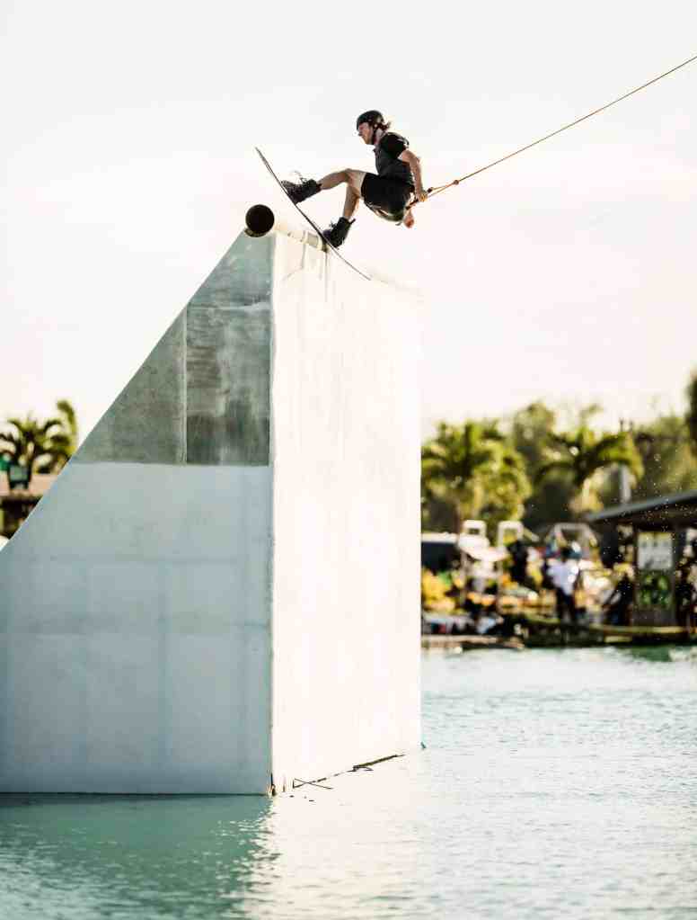 Graeme Burress off the wallride at CWC