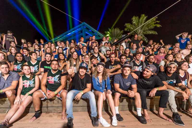 collegiate wakeboarding contest