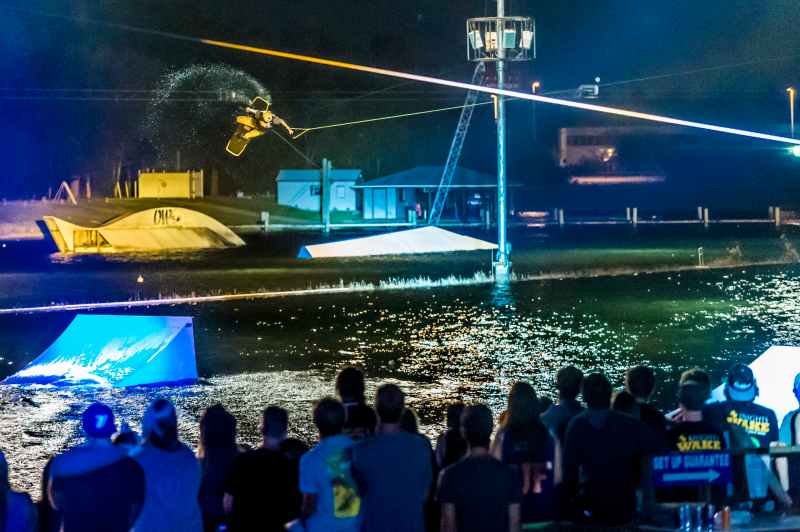collegiate wakeboarding contest