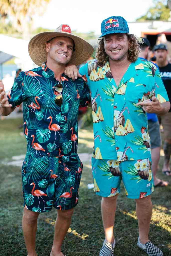 Shaun Murray and Parks Bonifay dressed wacky