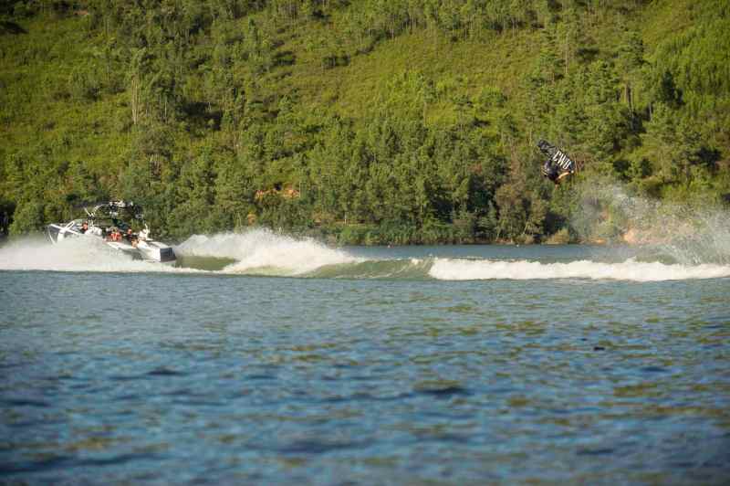 Mike Dowdy wakeboarding