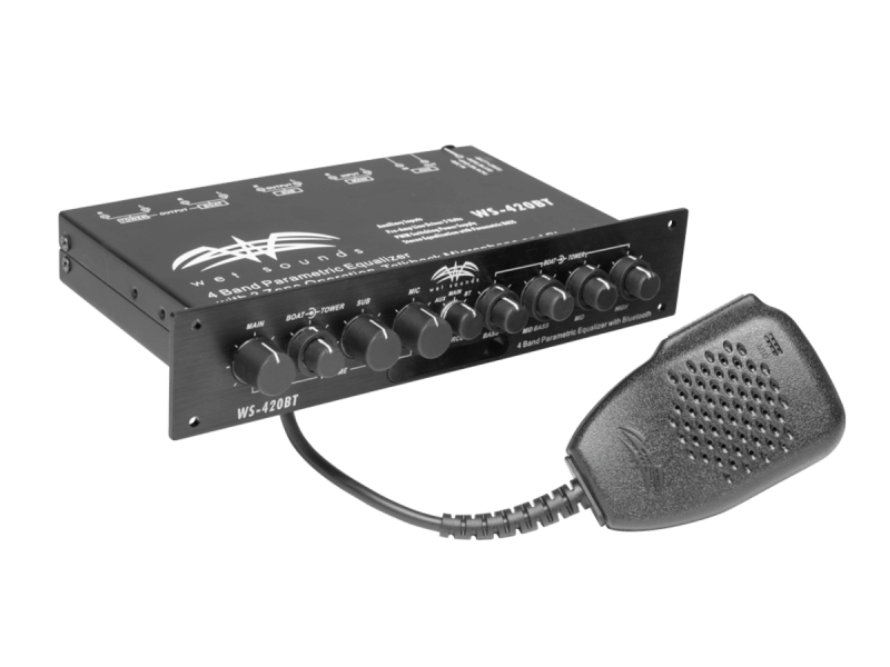 WET SOUNDS MARINE AUDIO, MULTIZONE EQ WITH INTEGRATED BLUETOOTH