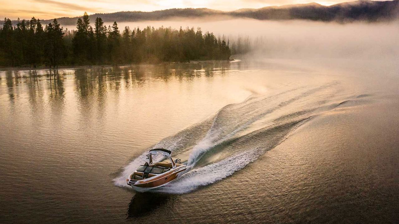 Centurion Boat on the water