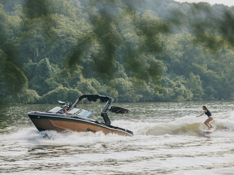 BTG0723-Kidd-MC-1 2024 MasterCraft Ashley Kidd Edition XT23 out surfing