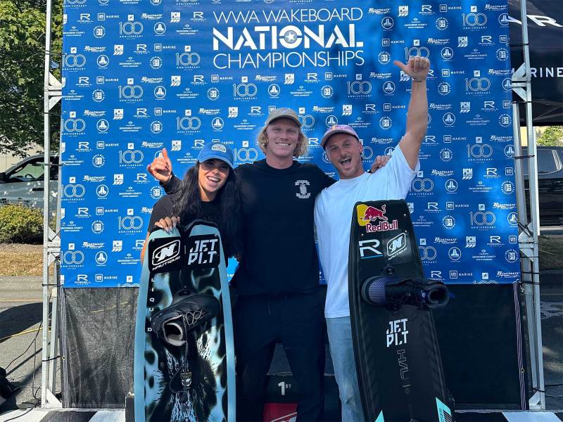 WKB824-WWA-Natl Noah Flegel, Zahra Kell and Cory Teunissen at the National Championships