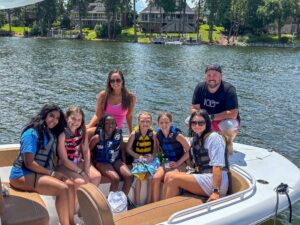Pleasurecraft and Camp Kemo participants