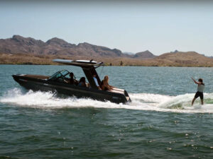 Arc all-electric boat for wake sports