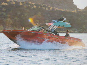 MasterCraft boat on the lake