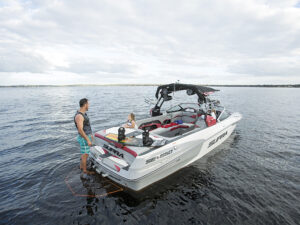 Getting ready to wakeboard safely