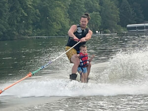 Reed Taylor out wakeboarding