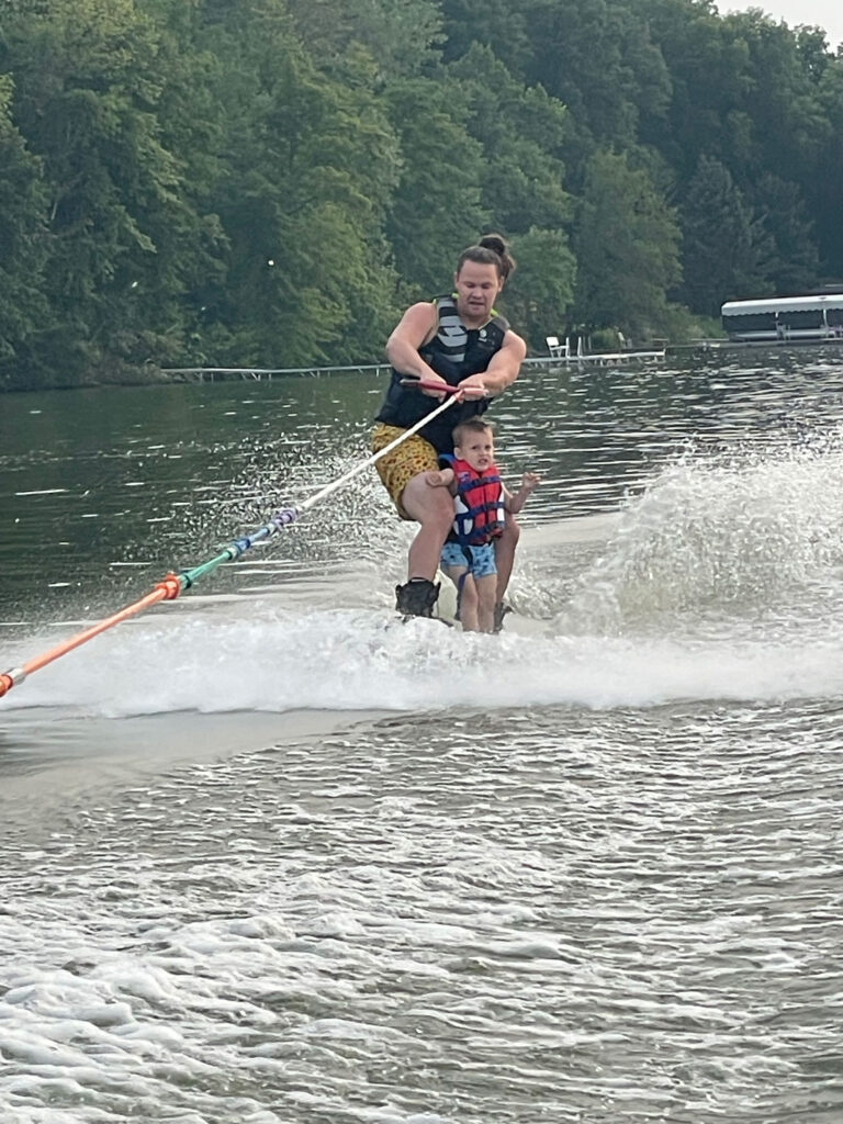 Reed Taylor out wakeboarding