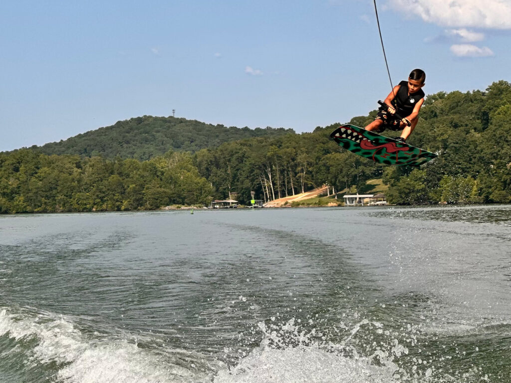 Jameson Viramontes wakeboarding