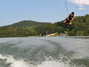 Jameson Viramontes wakeboarding