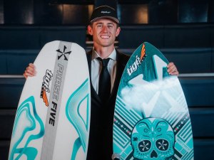 Parker Payne with boards