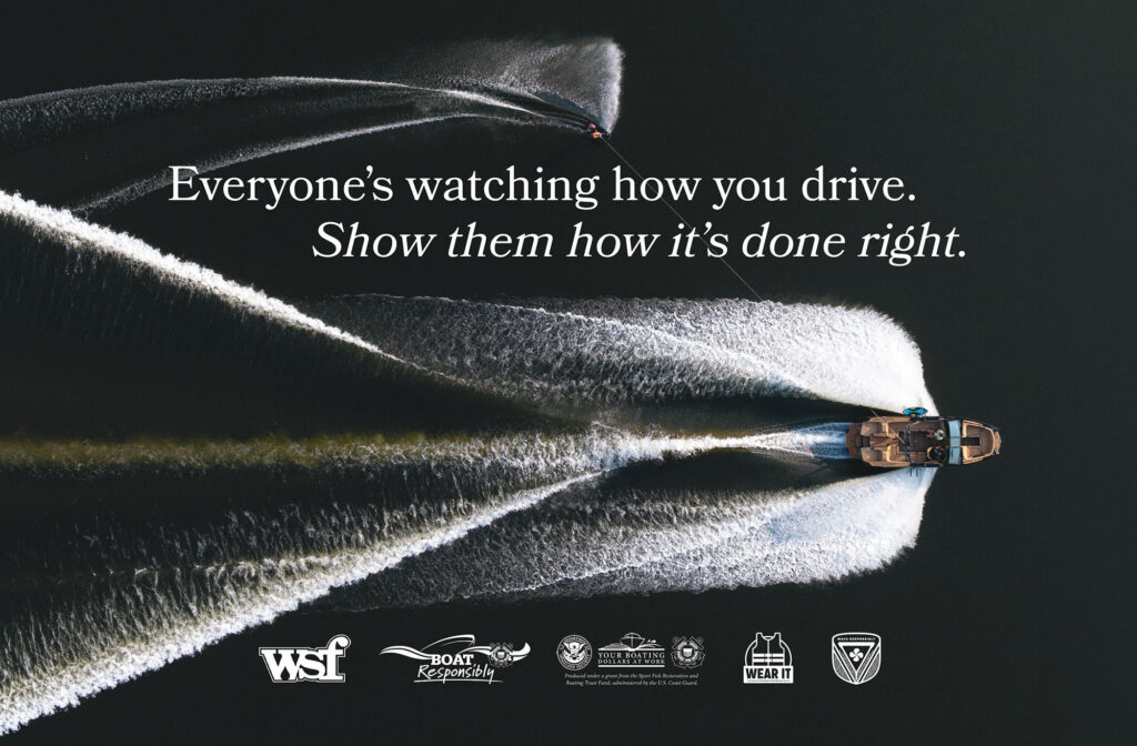 How to drive a watersports boat safely