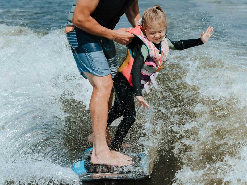 Wakesurfing lessons