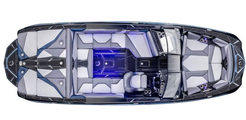 Overhead plan view of the Nv233