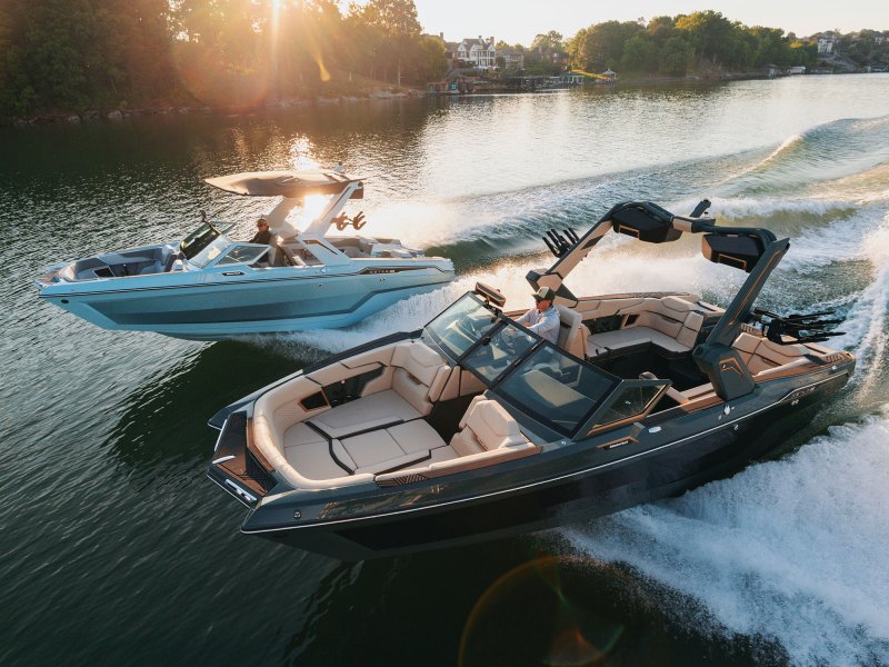 MasterCraft 2027 lineup on the lake